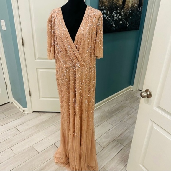 Mac Duggal Pink Gown 35109 - Picture 4 of 15